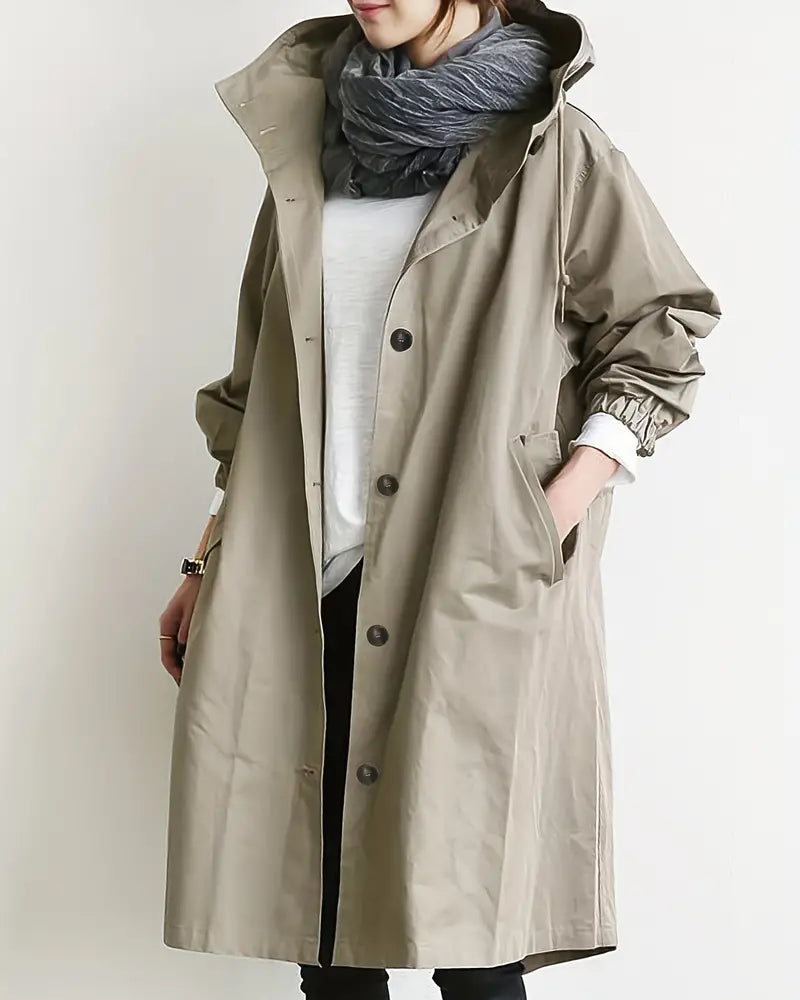 Lovie – Regenjas voor dames - Waterdichte jas - Lichtgewicht Winterjas Alternatief