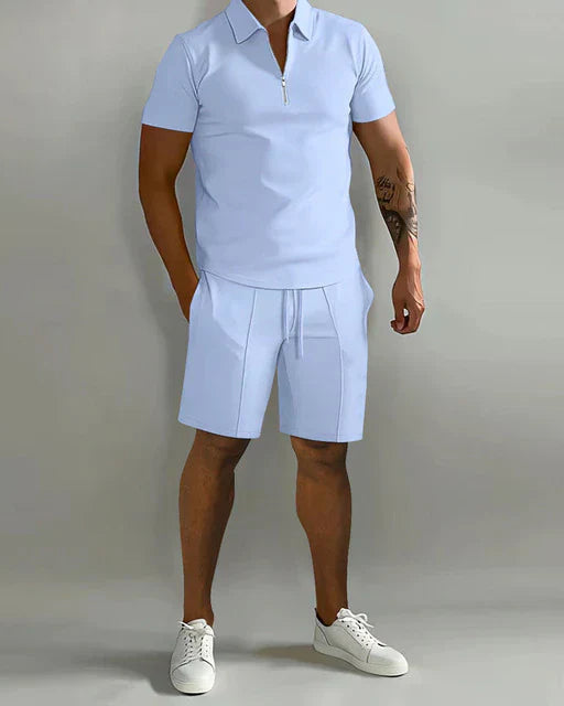 Liam | Luxe Polo en Shorts Set voor Mannen voor Stijlvolle Zomeroutfits 2