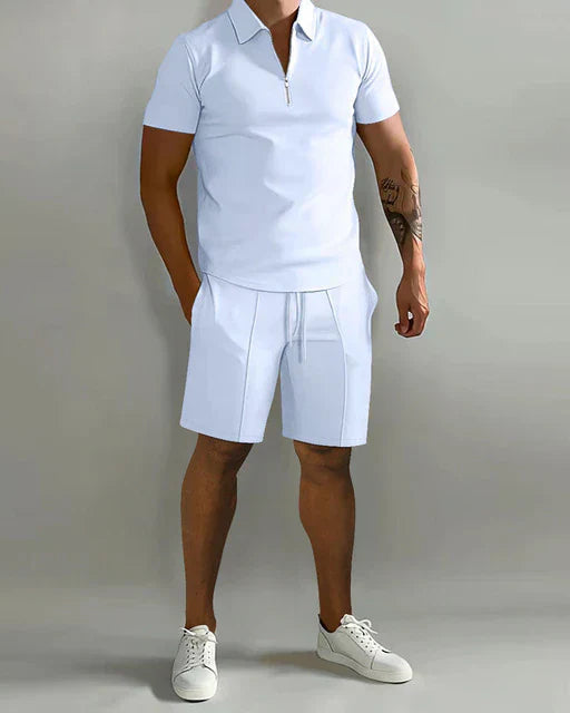 Liam | Luxe Polo en Shorts Set voor Mannen voor Stijlvolle Zomeroutfits 4