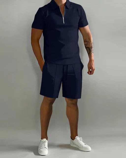 Liam | Luxe Polo en Shorts Set voor Mannen voor Stijlvolle Zomeroutfits 5
