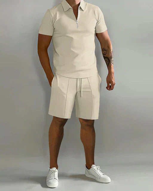 Liam | Luxe Polo en Shorts Set voor Mannen voor Stijlvolle Zomeroutfits 7