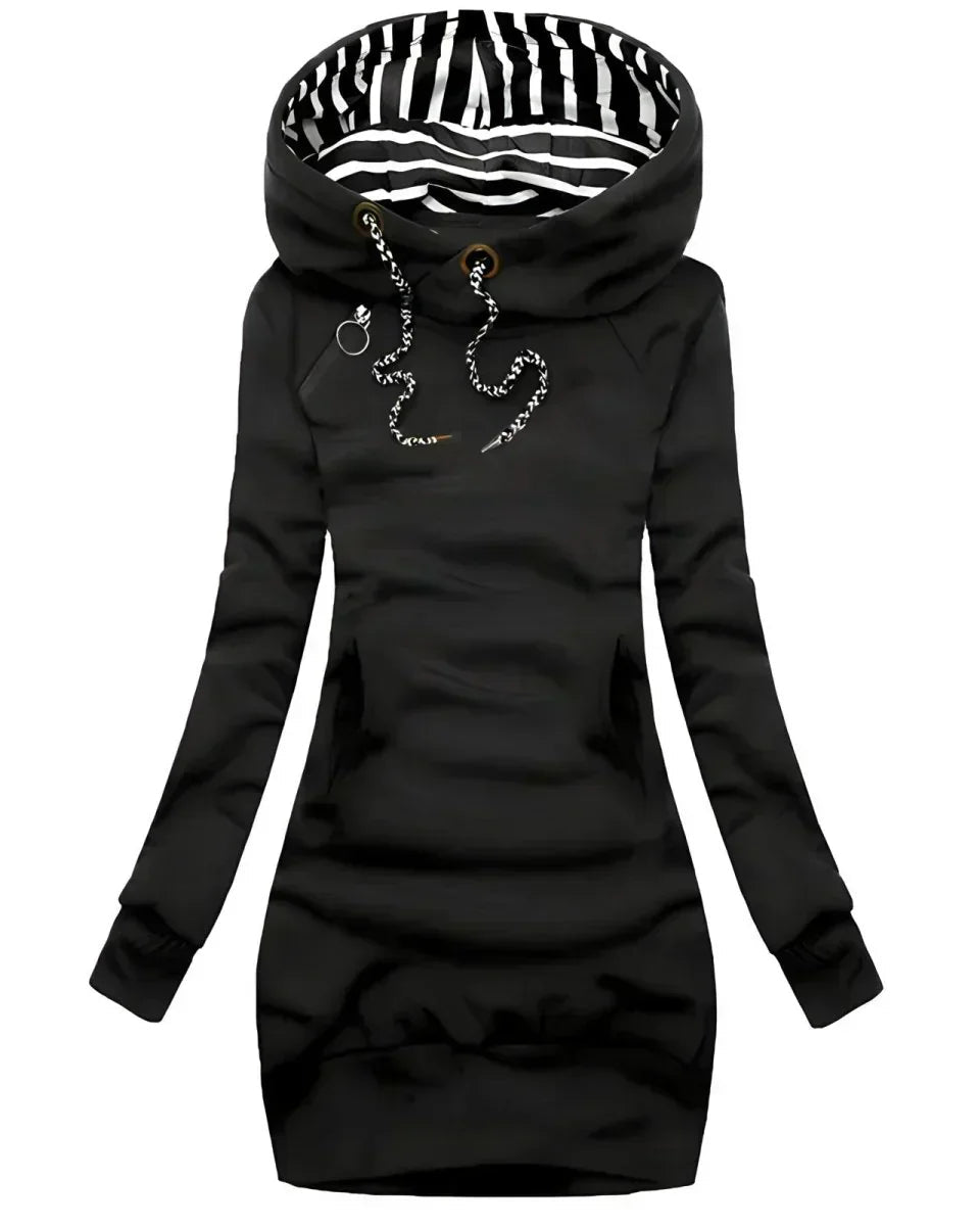 Nicki – Comfortabele sokkenjurk dames – Verstelbare col – Stretch pasvorm