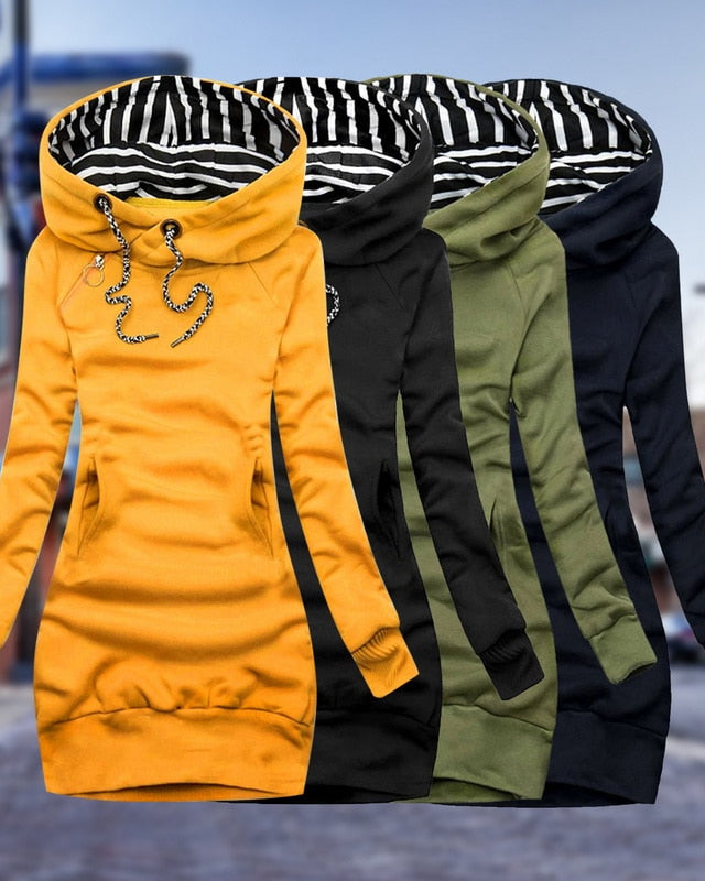 Nicki – Comfortabele sokkenjurk dames – Verstelbare col – Stretch pasvorm