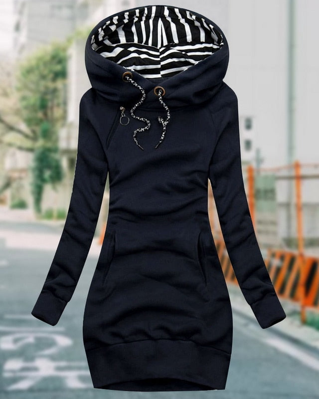 Nicki – Comfortabele sokkenjurk dames – Verstelbare col – Stretch pasvorm