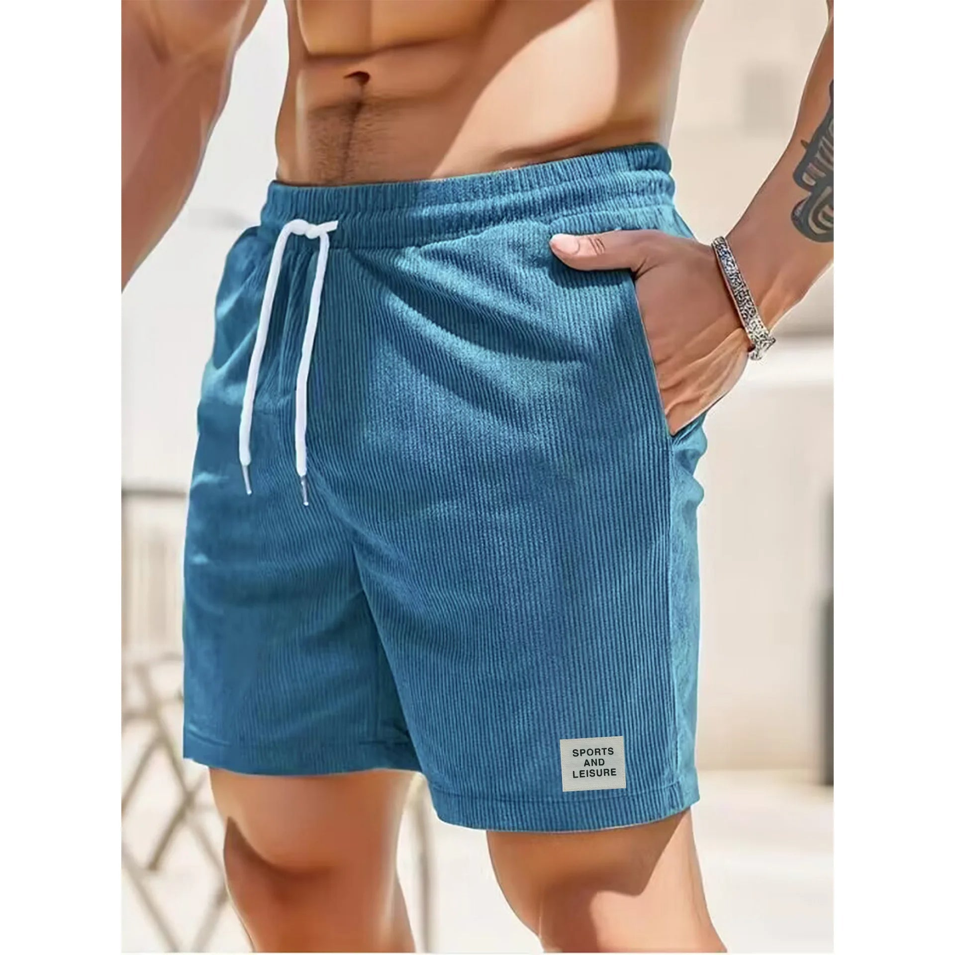 Liam | Comfortabele Korte Broek van Corduroy voor Heren met Sportieve Stijl 1