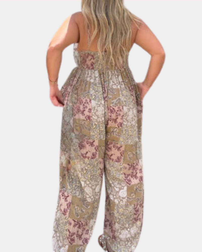 Caitlin – Zomerse Jumpsuit – Boho-Stijl – Dames Losvallend Design