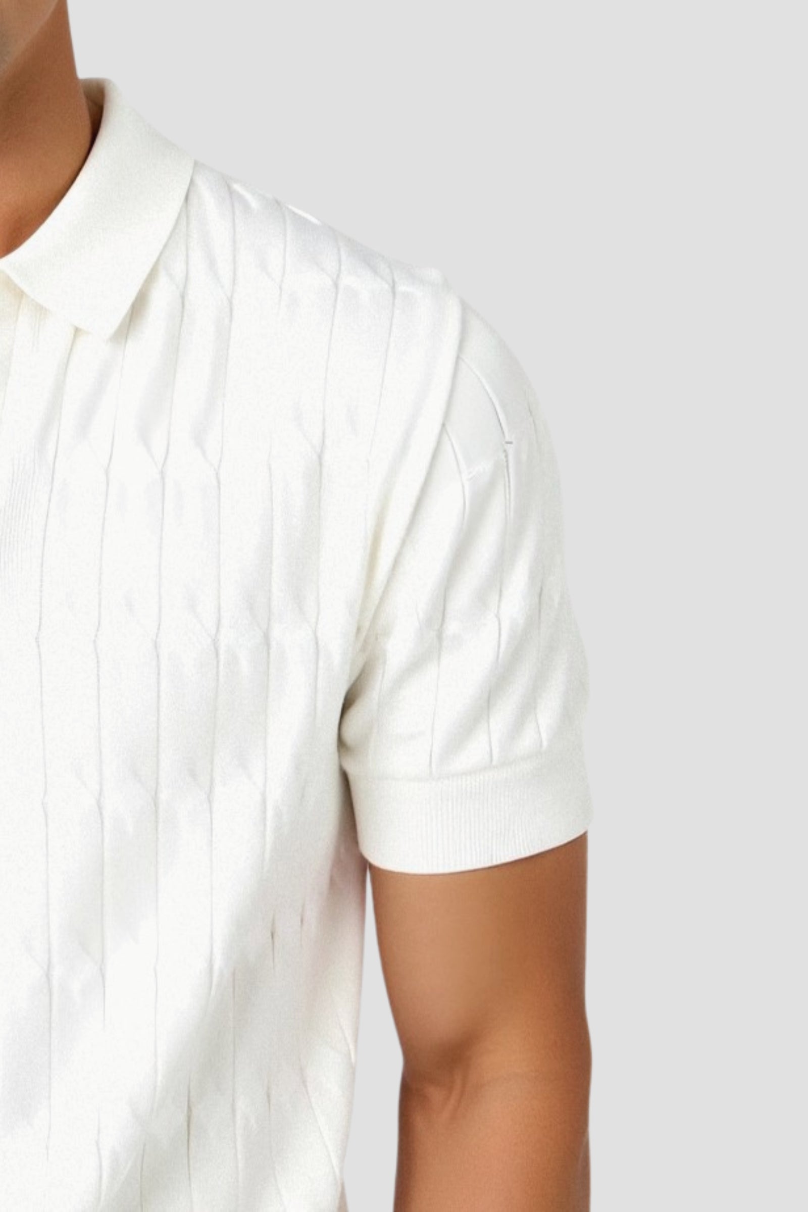 Heren Polohemd Wit – Ademend Katoen, Modern Fit, Klassieke Polokraag, Casual en Formeel 4