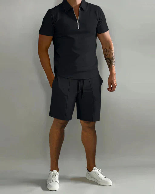 Liam | Luxe Polo en Shorts Set voor Mannen voor Stijlvolle Zomeroutfits 0