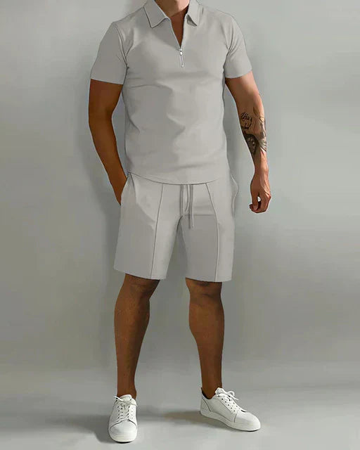 Liam | Luxe Polo en Shorts Set voor Mannen voor Stijlvolle Zomeroutfits 1