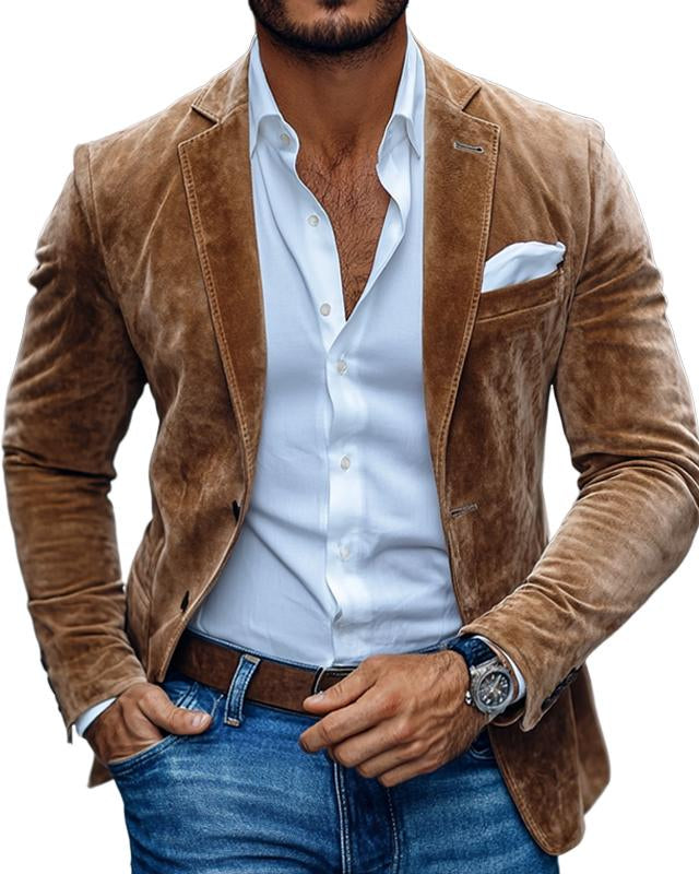 Liam | Luxe Suede Blazer voor Mannen met Tijdloze Elegantie 1