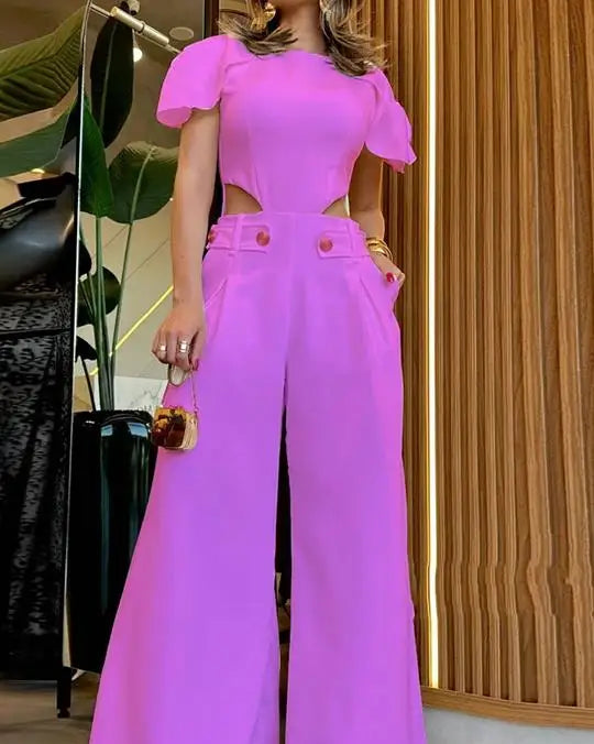 Chiara – Chic Lente Jumpsuit – Dames Elegante Bodysuitstijl