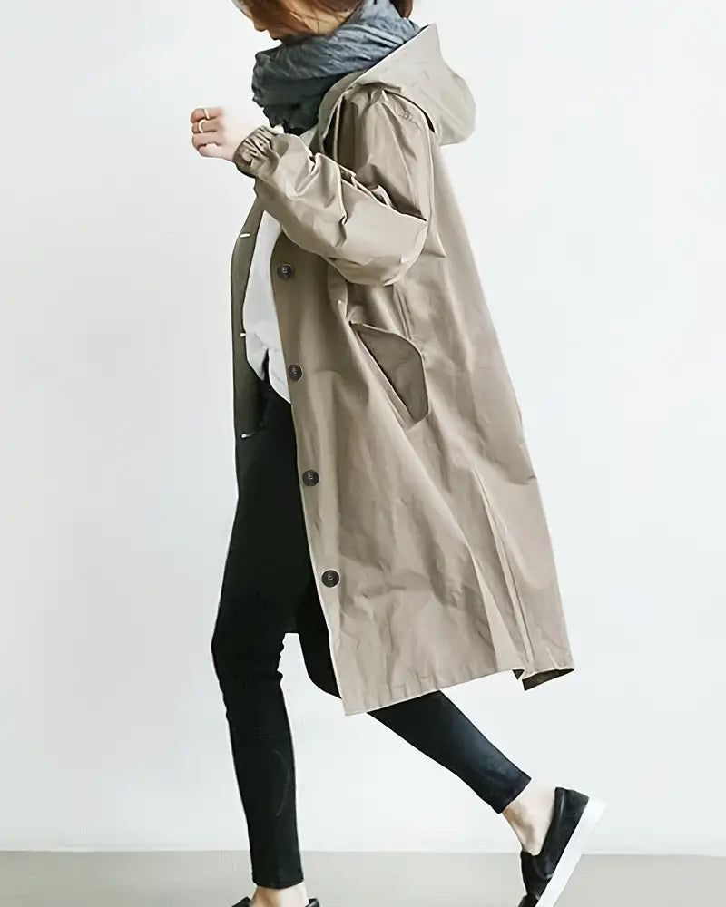 Lovie – Regenjas voor dames - Waterdichte jas - Lichtgewicht Winterjas Alternatief