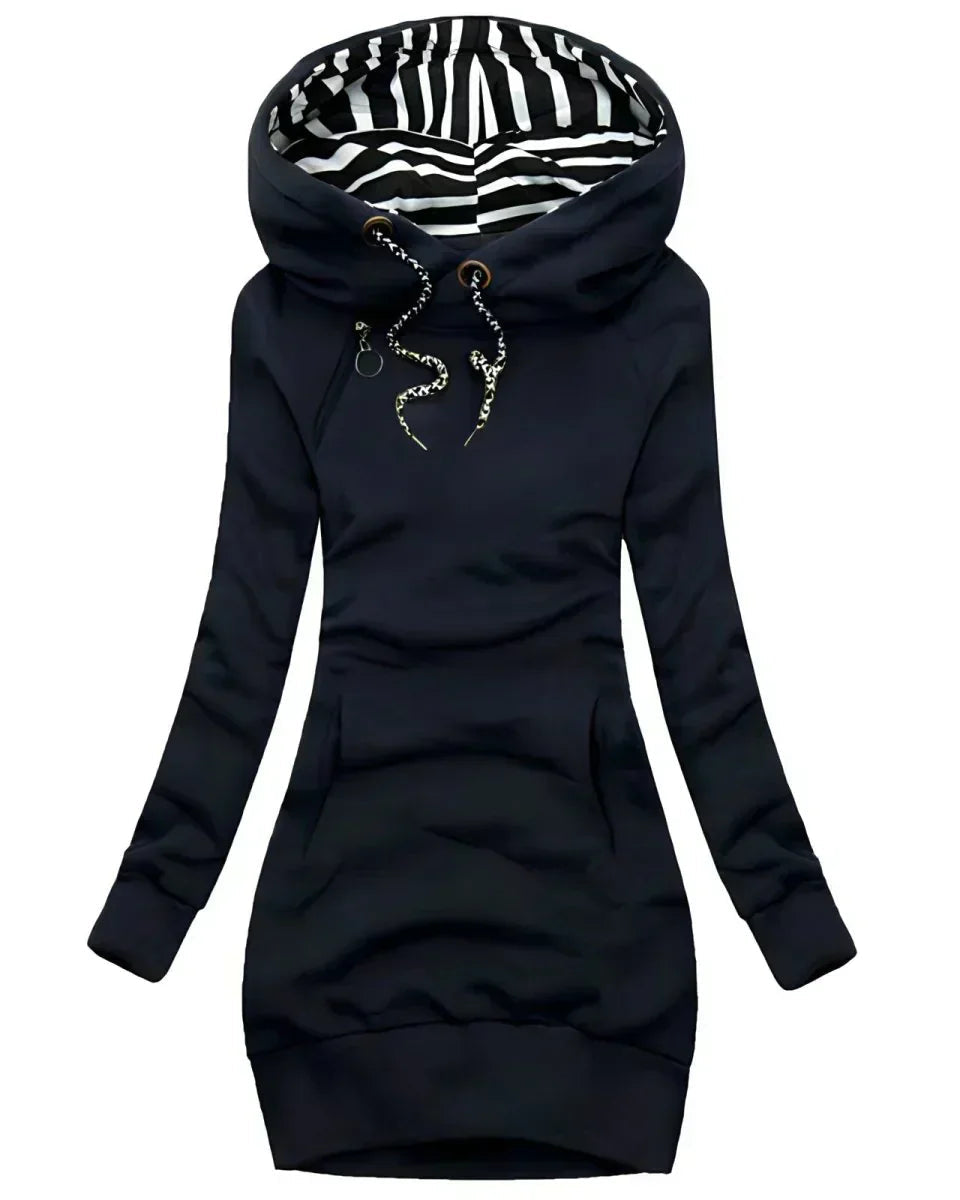 Nicki – Comfortabele sokkenjurk dames – Verstelbare col – Stretch pasvorm