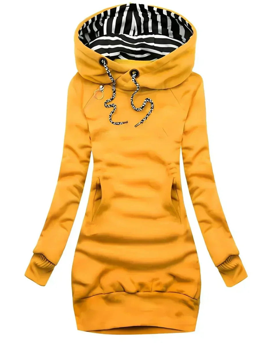 Nicki – Comfortabele sokkenjurk dames – Verstelbare col – Stretch pasvorm