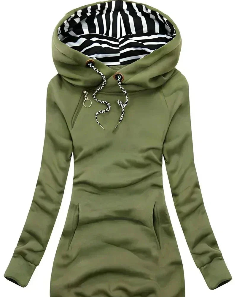 Nicki – Comfortabele sokkenjurk dames – Verstelbare col – Stretch pasvorm